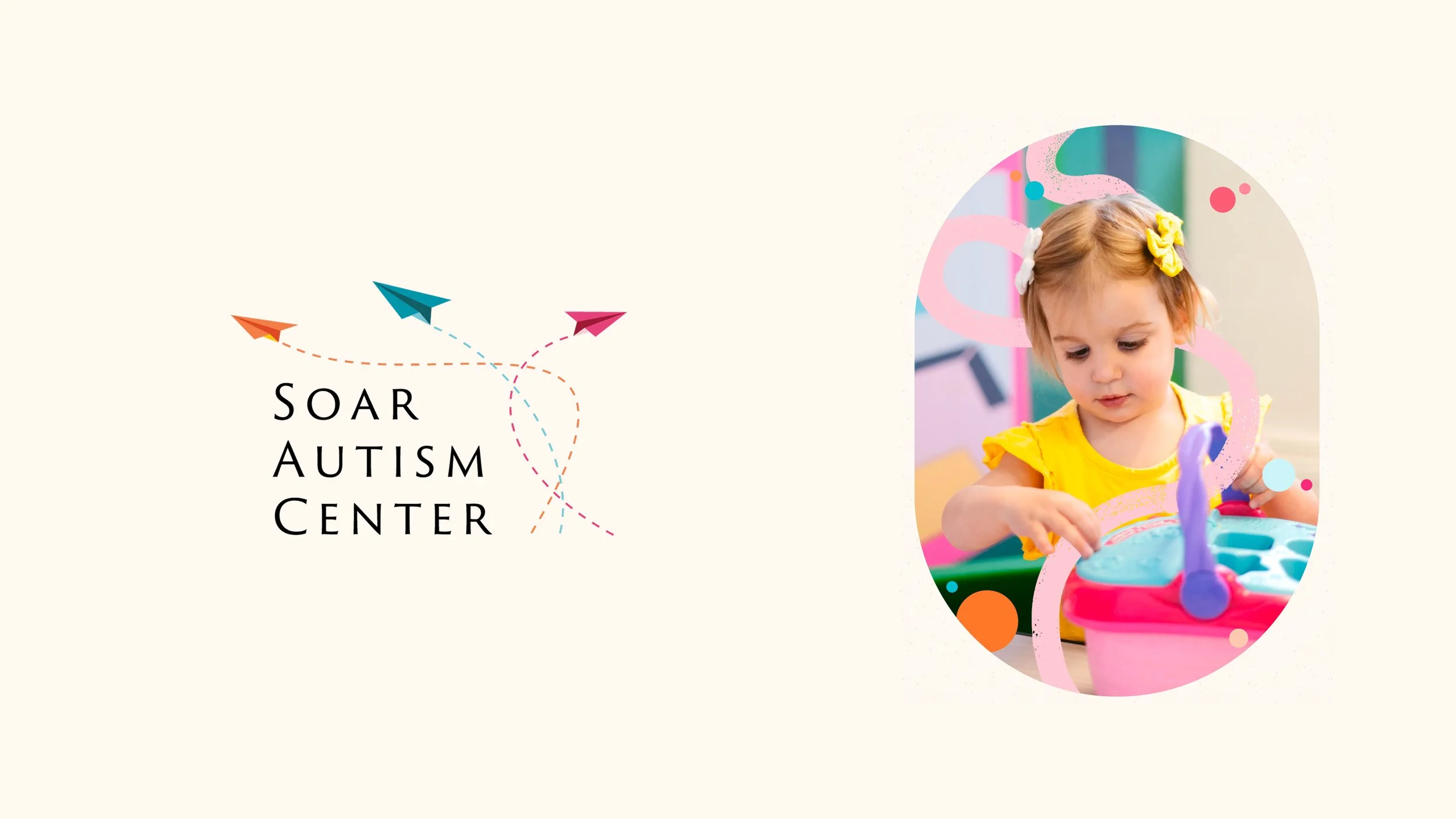 Soar Autism Center imagery from the current Cutting Horse website
