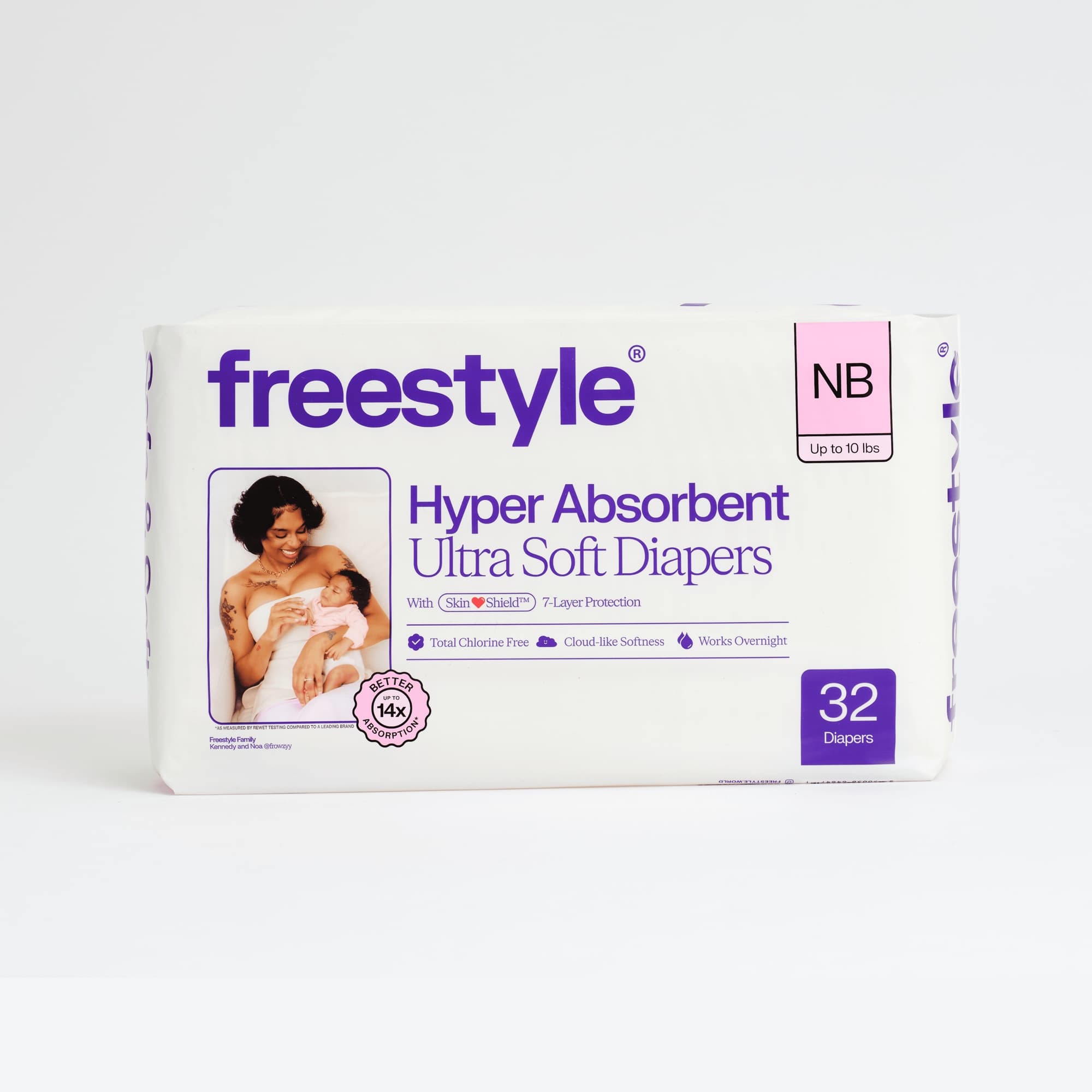 Freestyle Skin Shield diaper packaging